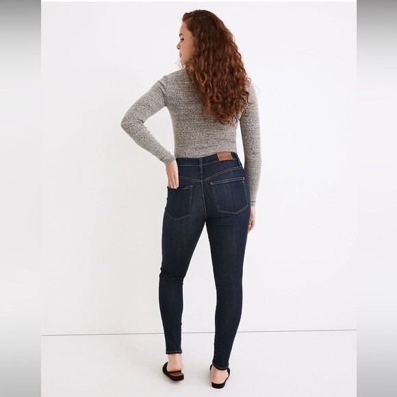 Madewell Curvy High-Rise Skinny Jeans in Woodland Wash Size 26 - Picture 12 of 15